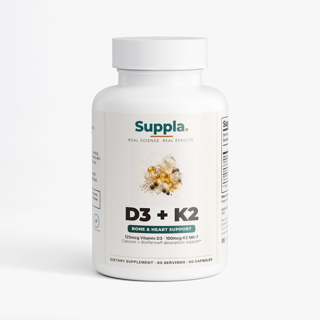 Suppla D3 + K2 bottle