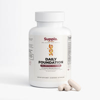Suppla Daily Foundation supplement bottle, front packshot
