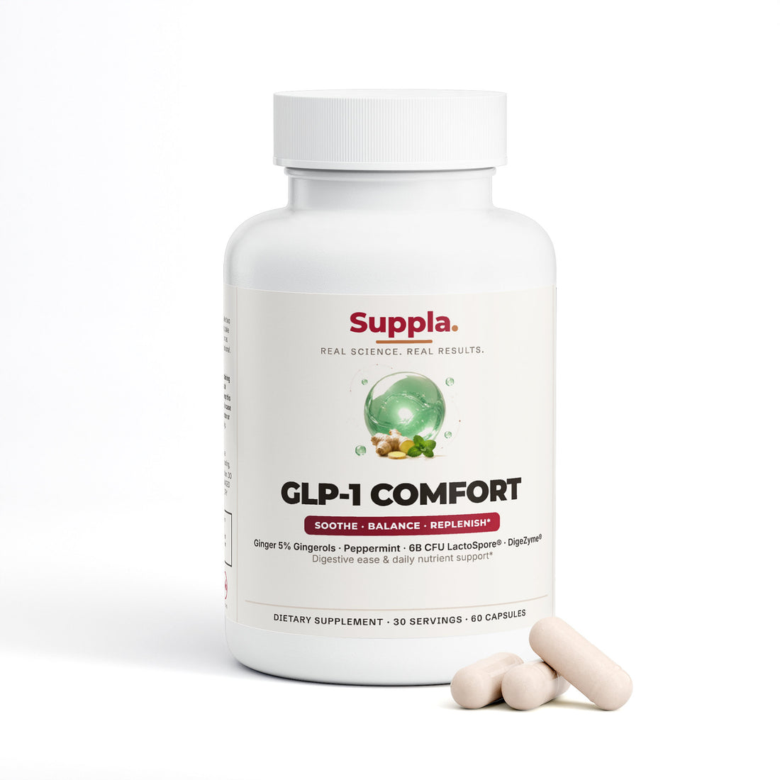 GLP-1 Comfort · Digestive Ease & Nutrient Support