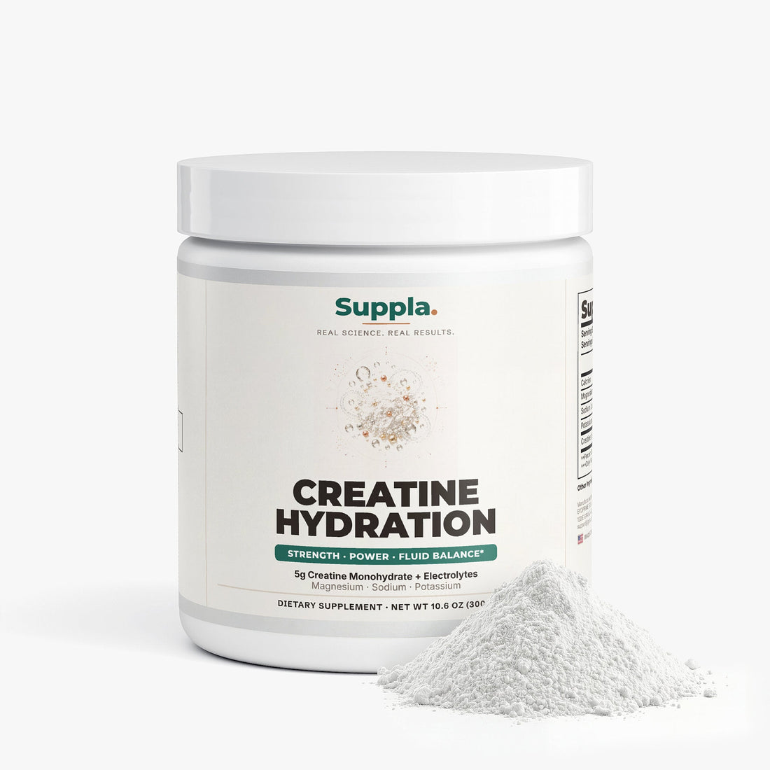 Suppla Creatine Hydration supplement bottle
