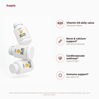 Suppla D3 + K2 key benefits and dose