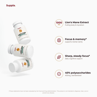 Suppla Lion's Mane key benefits and dose