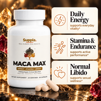 Maca root benefits for daily energy, stamina, endurance and normal libido support