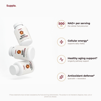 Suppla NAD+ key benefits and dose