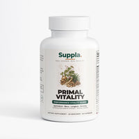 Suppla Primal Vitality men’s supplement bottle, front packshot