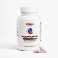 Suppla Vision Guard eye health supplement bottle, front packshot, 60 capsules