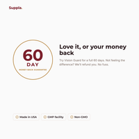 Suppla Vision Guard 60-day money-back guarantee and quality badges